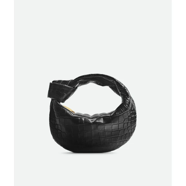 Khaite Women's Mini Jodie in Black - Black Mini Bags - The Lotus Tote Bag - Shop at Luxury Shoes 