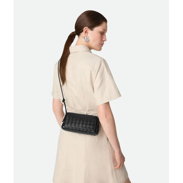 Khaite Women's Notturno in Black - Black Shoulder & Crossbody Bags - The Lotus Tote Bag - Shop at Luxury Shoes 