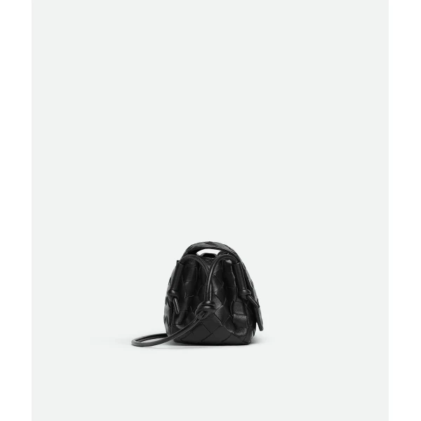 Khaite Women's Notturno in Black - Black Shoulder & Crossbody Bags - The Lotus Tote Bag - Shop at Luxury Shoes 