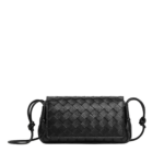 Khaite Women's Notturno in Black - Black Shoulder & Crossbody Bags - The Lotus Tote Bag - Shop at Luxury Shoes 