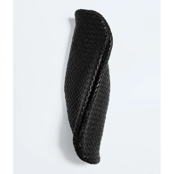 Khaite Women's Onda Clutch in Black - Black Clutch Bags - The Lotus Tote Bag - Shop at Luxury Shoes 