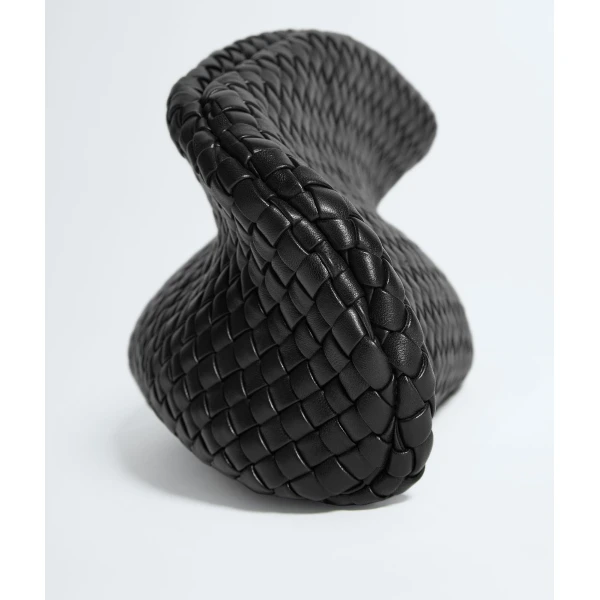 Khaite Women's Onda Clutch in Black - Black Clutch Bags - The Lotus Tote Bag - Shop at Luxury Shoes 
