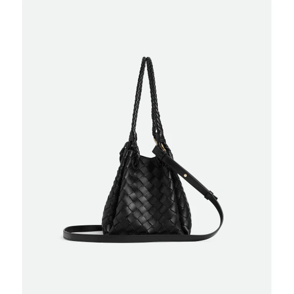 Khaite Women's Parachute in Black - Black Shoulder & Crossbody Bags - The Lotus Tote Bag - Shop at Luxury Shoes 