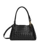 Khaite Women's Parachute in Black - Black Shoulder & Crossbody Bags - The Lotus Tote Bag - Shop at Luxury Shoes 