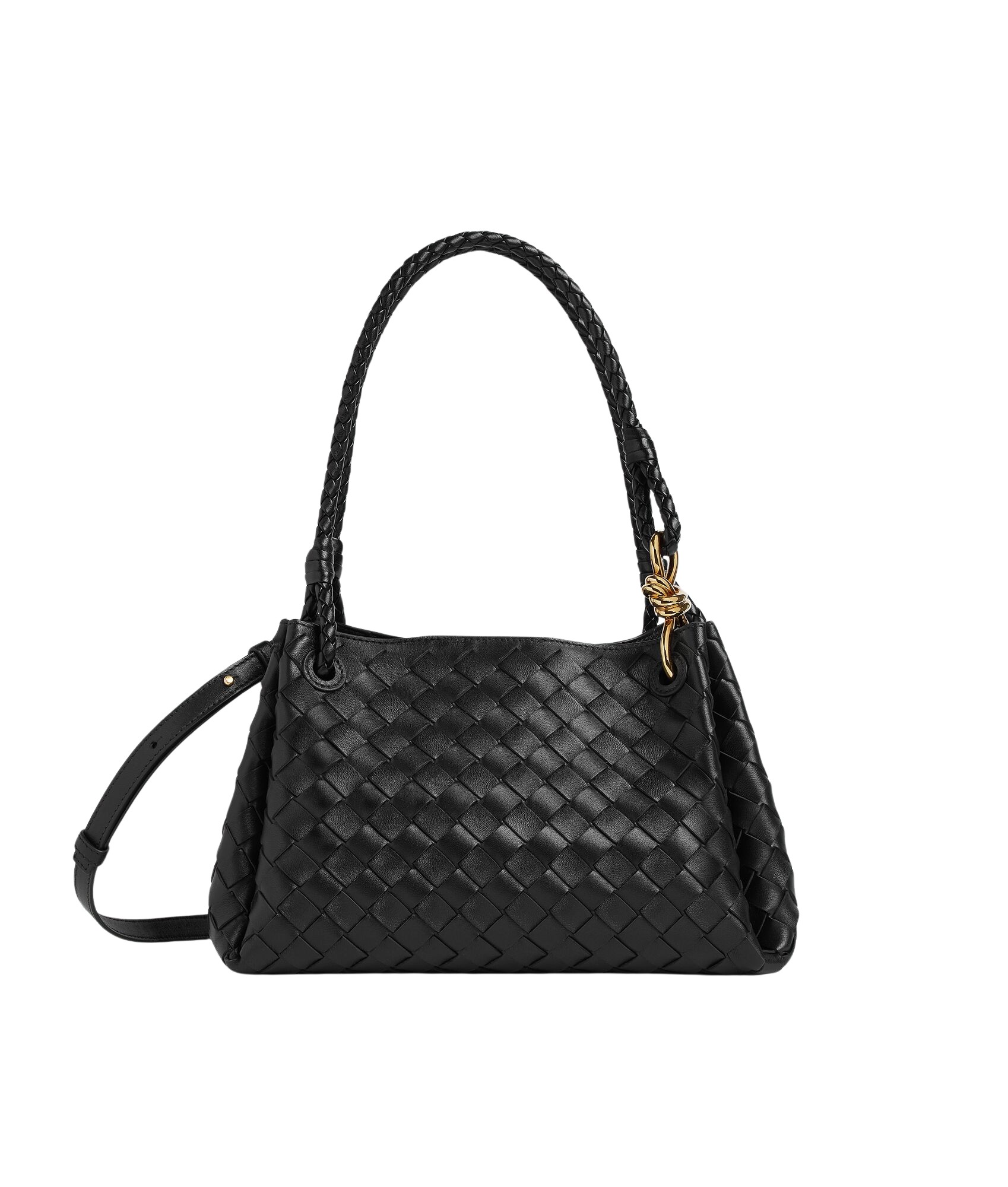 Black-Womens-Parachute-in-Black-coveti97344_nobg Khaite Women's Parachute in Black - Black Shoulder & Crossbody Bags - The Lotus Tote Bag - Shop at Luxury Shoes
