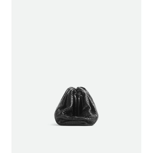 Khaite Women's Pouch in Black - Black Clutch Bags - The Lotus Tote Bag - Shop at Luxury Shoes 
