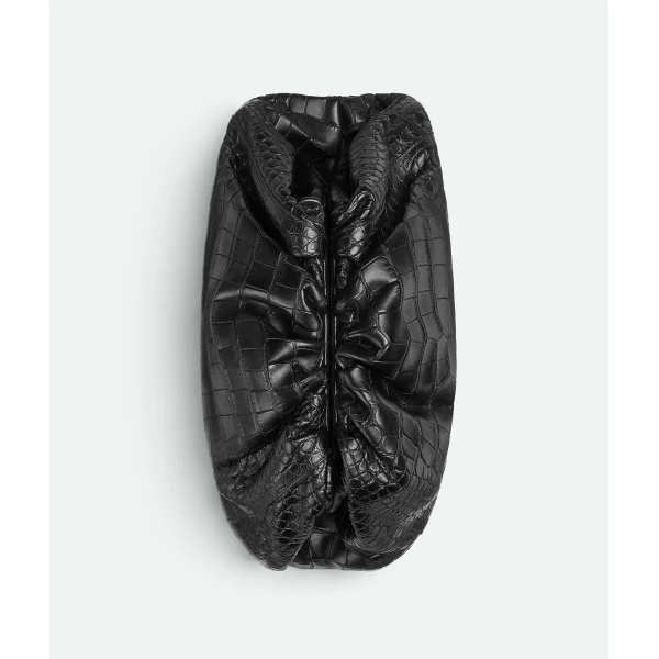 Khaite Women's Pouch in Black - Black Clutch Bags - The Lotus Tote Bag - Shop at Luxury Shoes 