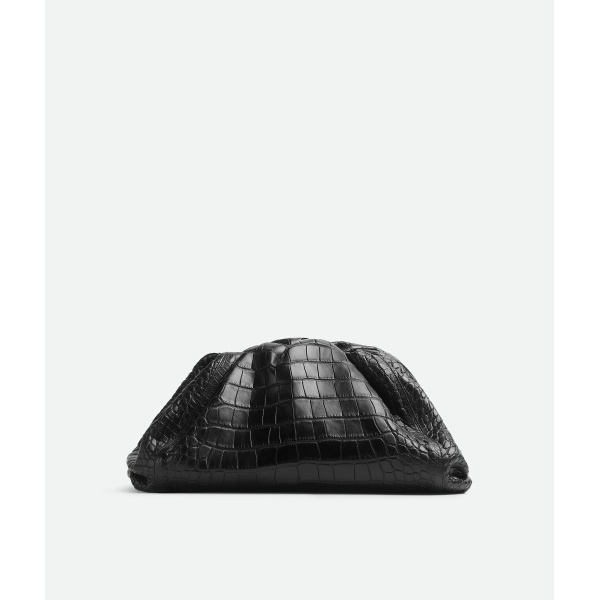Khaite Women's Pouch in Black - Black Clutch Bags - The Lotus Tote Bag - Shop at Luxury Shoes 