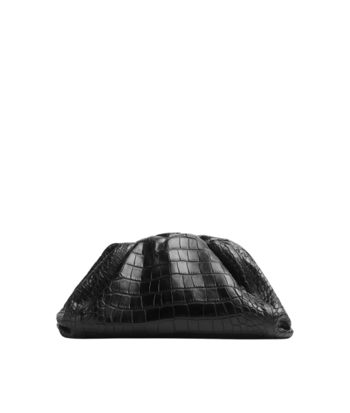 Khaite Women's Pouch in Black - Black Clutch Bags - The Lotus Tote Bag - Shop at Luxury Shoes 