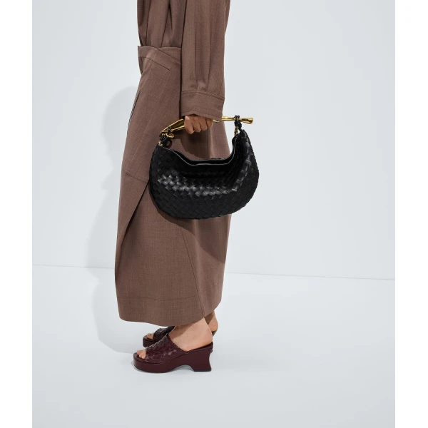 Khaite Women's Sardine Chain in Black - Black Shoulder & Crossbody Bags - The Lotus Tote Bag - Shop at Luxury Shoes 