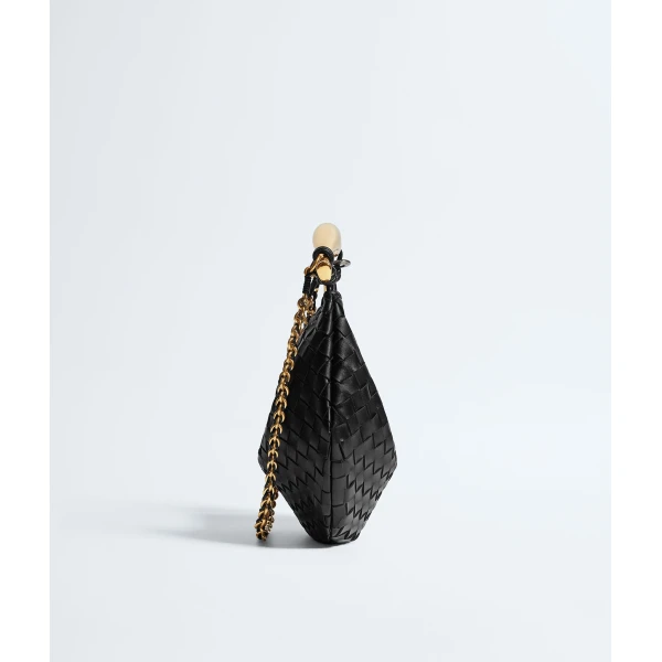 Khaite Women's Sardine Chain in Black - Black Shoulder & Crossbody Bags - The Lotus Tote Bag - Shop at Luxury Shoes 