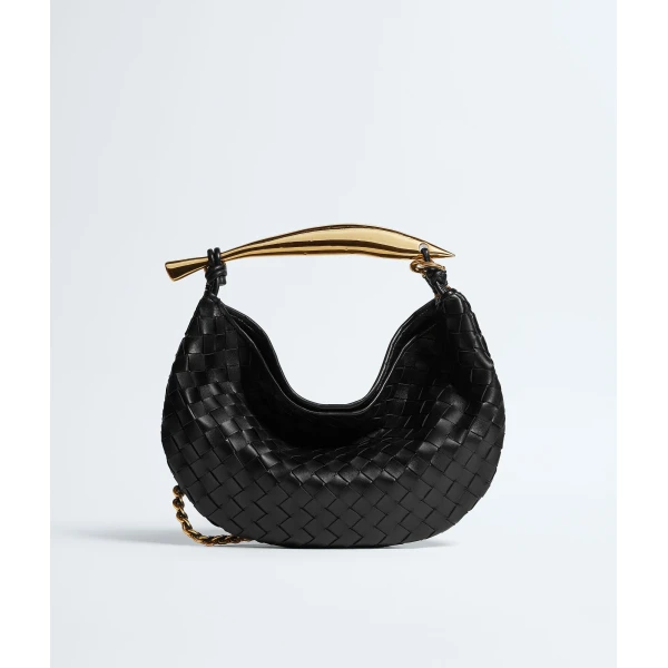 Khaite Women's Sardine Chain in Black - Black Shoulder & Crossbody Bags - The Lotus Tote Bag - Shop at Luxury Shoes 