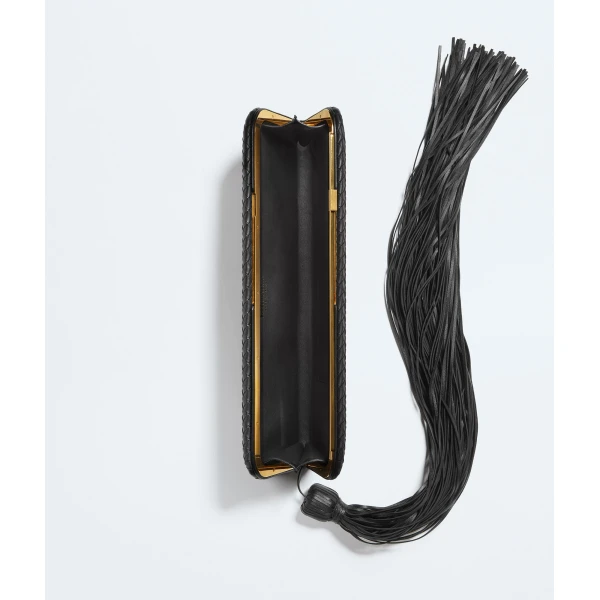 Khaite Women's Serata Clutch in Black - Black Clutch Bags - The Lotus Tote Bag - Shop at Luxury Shoes 