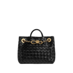 Khaite Women's Small Andiamo Chain in Black - Black Shoulder & Crossbody Bags - The Lotus Tote Bag - Shop at Luxury Shoes 