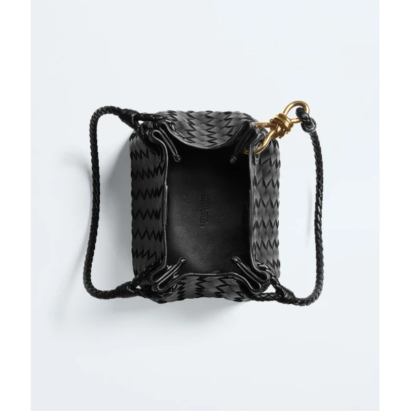 Khaite Women's Small Parachute in Black - Black Shoulder & Crossbody Bags - The Lotus Tote Bag - Shop at Luxury Shoes 