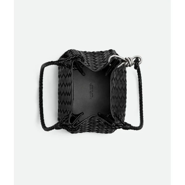 Khaite Women's Small Parachute in Black - Black Shoulder & Crossbody Bags - The Lotus Tote Bag - Shop at Luxury Shoes 