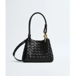 Khaite Women's Small Parachute in Black - Black Shoulder & Crossbody Bags - The Lotus Tote Bag - Shop at Luxury Shoes Khaite Women's Small Parachute in Black - Black Shoulder & Crossbody Bags - The Lotus Tote Bag - Shop at Luxury Shoes