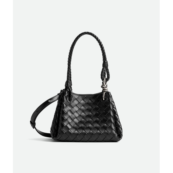 Khaite Women's Small Parachute in Black - Black Shoulder & Crossbody Bags - The Lotus Tote Bag - Shop at Luxury Shoes 