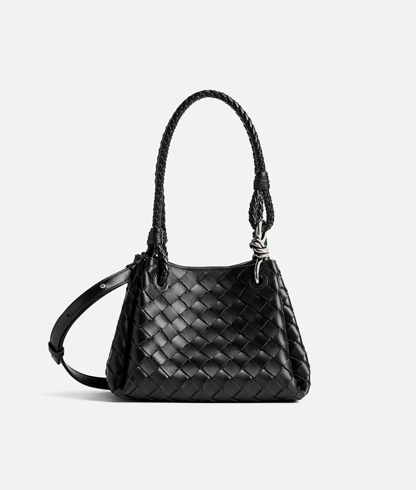 Khaite Women's Small Parachute in Black - Black Shoulder & Crossbody Bags - The Lotus Tote Bag - Shop at Luxury Shoes Khaite Women's Small Parachute in Black - Black Shoulder & Crossbody Bags - The Lotus Tote Bag - Shop at Luxury Shoes