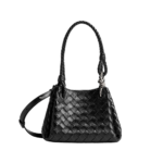 Khaite Women's Small Parachute in Black - Black Shoulder & Crossbody Bags - The Lotus Tote Bag - Shop at Luxury Shoes 