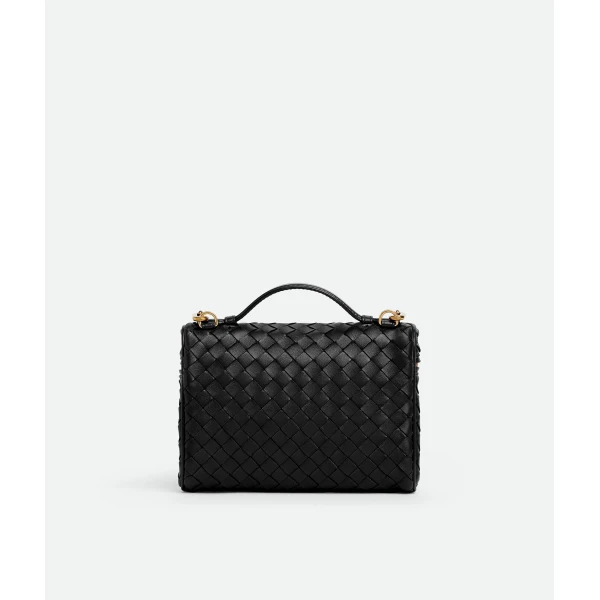 Khaite Women's Small Soft Vanity in Black - Black Clutch Bags - The Lotus Tote Bag - Shop at Luxury Shoes 