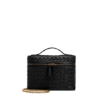 Khaite Women's Small Soft Vanity in Black - Black Clutch Bags - The Lotus Tote Bag - Shop at Luxury Shoes 