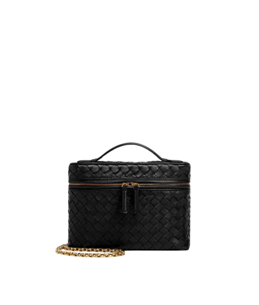 Khaite Women's Small Soft Vanity in Black - Black Clutch Bags - The Lotus Tote Bag - Shop at Luxury Shoes 