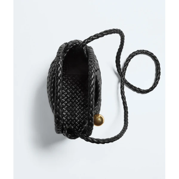 Khaite Women's Small Tosca in Black - Black Shoulder & Crossbody Bags - The Lotus Tote Bag - Shop at Luxury Shoes 