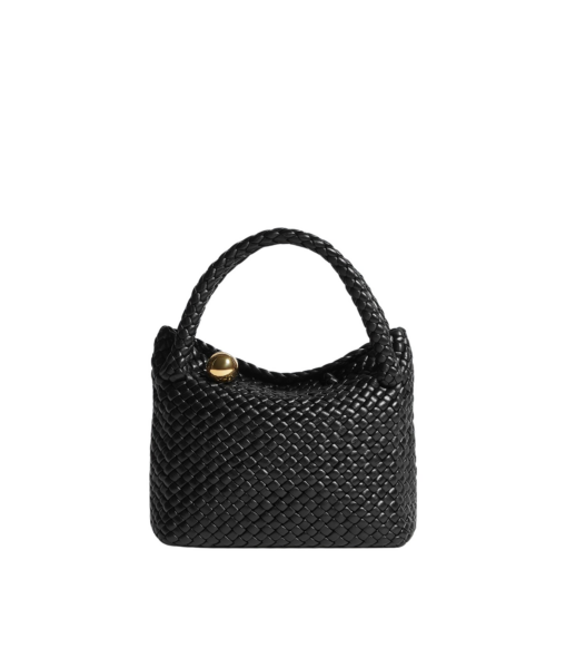 Khaite Women's Small Tosca in Black - Black Shoulder & Crossbody Bags - The Lotus Tote Bag - Shop at Luxury Shoes 