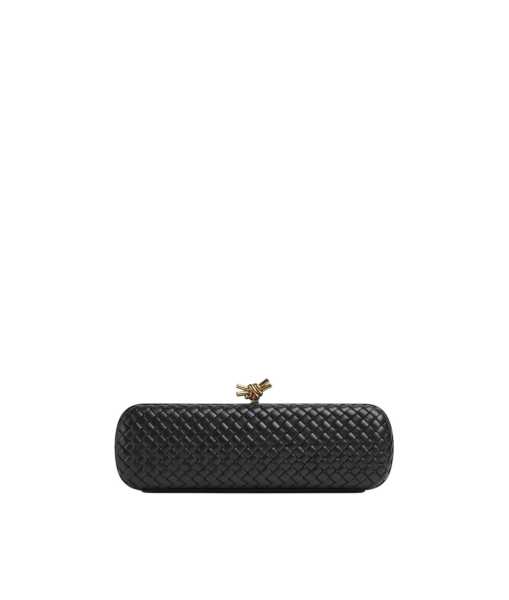 Khaite Women's Stretch Knot in Black - Black Clutch Bags - The Lotus Tote Bag - Shop at Luxury Shoes 