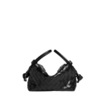 Khaite Women's Top Handle Loop in Black - Black Totes & Top-Handle Bags - The Lotus Tote Bag - Shop at Luxury Shoes 