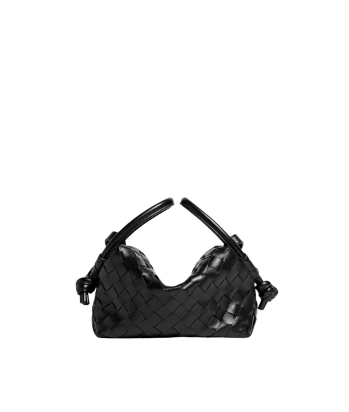 Khaite Women's Top Handle Loop in Black - Black Totes & Top-Handle Bags - The Lotus Tote Bag - Shop at Luxury Shoes 