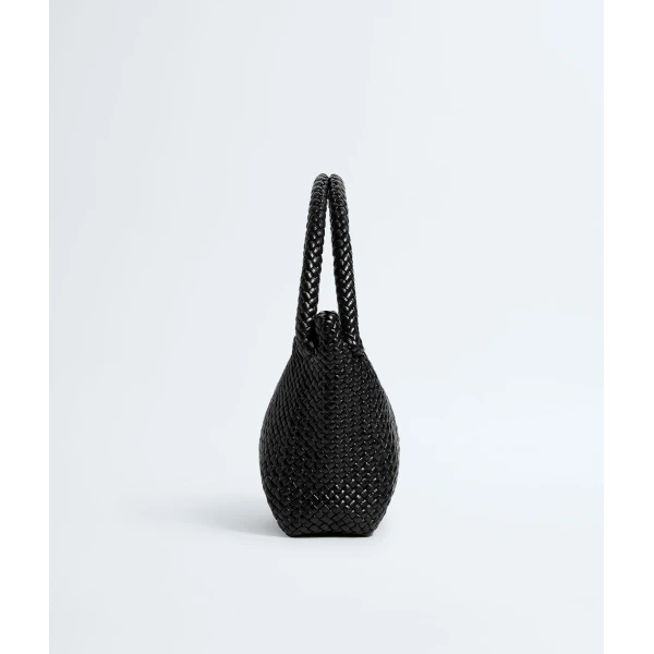 Khaite Women's Tosca in Black - Black Shoulder & Crossbody Bags - The Lotus Tote Bag - Shop at Luxury Shoes 
