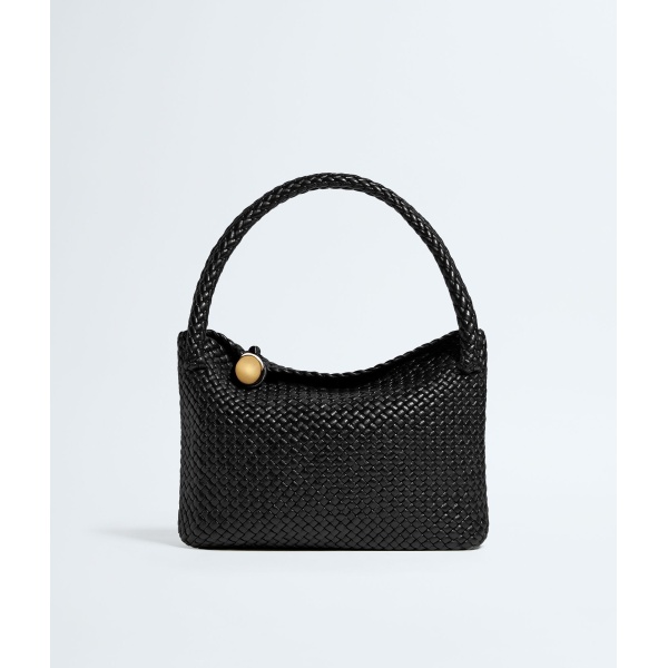Khaite Women's Tosca in Black - Black Shoulder & Crossbody Bags - The Lotus Tote Bag - Shop at Luxury Shoes 