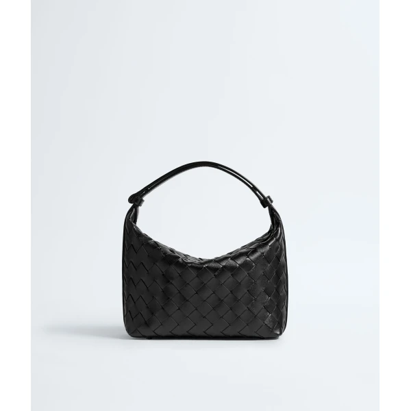 Khaite Women's Wallace in Black - Black Shoulder & Crossbody Bags - The Lotus Tote Bag - Shop at Luxury Shoes 