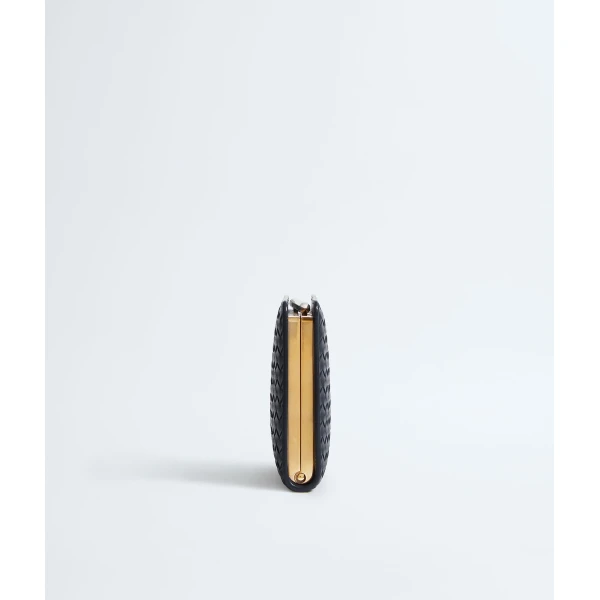 Khaite Women's Agenda Clutch in Midnight - Blue Clutch Bags - The Lotus Tote Bag - Shop at Luxury Shoes 