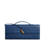 Khaite Women's Andiamo Clutch in Blue venezia - Blue Clutch Bags - The Lotus Tote Bag - Shop at Luxury Shoes 
