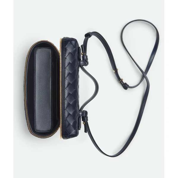 Khaite Women's Bang Bang in Nocturnal - Blue Shoulder & Crossbody Bags - The Lotus Tote Bag - Shop at Luxury Shoes 