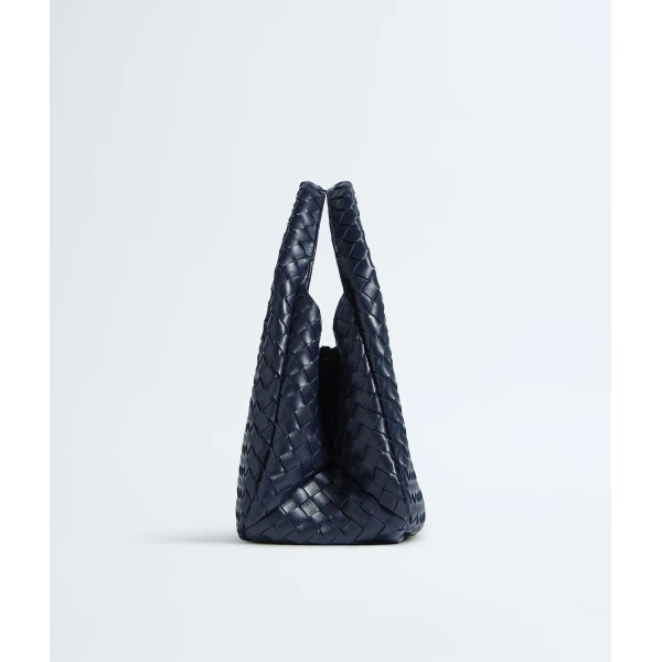 Khaite Women's Campana in Midnight - Blue Shoulder & Crossbody Bags - The Lotus Tote Bag - Shop at Luxury Shoes 