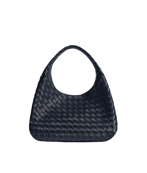 Khaite Women's Campana in Midnight - Blue Shoulder & Crossbody Bags - The Lotus Tote Bag - Shop at Luxury Shoes 