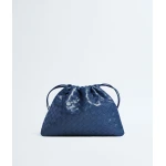 Khaite Women's Dustbag in Blue venezia - Blue Shoulder & Crossbody Bags - The Lotus Tote Bag - Shop at Luxury Shoes Khaite Women's Dustbag in Blue venezia - Blue Shoulder & Crossbody Bags - The Lotus Tote Bag - Shop at Luxury Shoes