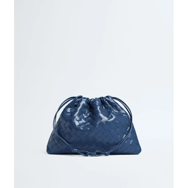 Khaite Women's Dustbag in Blue venezia - Blue Shoulder & Crossbody Bags - The Lotus Tote Bag - Shop at Luxury Shoes 