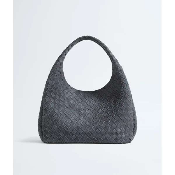 Khaite Women's Large Campana in Cloudy indigo - Blue Shoulder & Crossbody Bags - The Lotus Tote Bag - Shop at Luxury Shoes 
