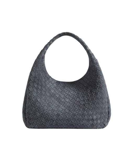 Khaite Women's Large Campana in Cloudy indigo - Blue Shoulder & Crossbody Bags - The Lotus Tote Bag - Shop at Luxury Shoes 