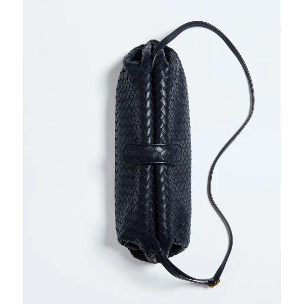 Khaite Women's Lauren 1979 in Midnight - Blue Shoulder & Crossbody Bags - The Lotus Tote Bag - Shop at Luxury Shoes 