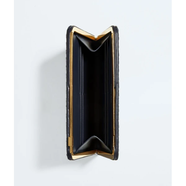 Khaite Women's Mezzanotte Clutch in Midnight - Blue Clutch Bags - The Lotus Tote Bag - Shop at Luxury Shoes 