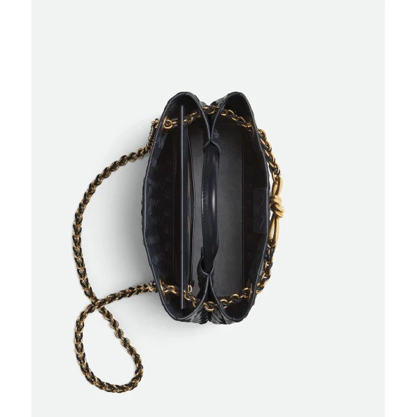 Khaite Women's Small Andiamo Chain in Nocturnal - Blue Shoulder & Crossbody Bags - The Lotus Tote Bag - Shop at Luxury Shoes 