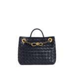 Khaite Women's Small Andiamo Chain in Nocturnal - Blue Shoulder & Crossbody Bags - The Lotus Tote Bag - Shop at Luxury Shoes 