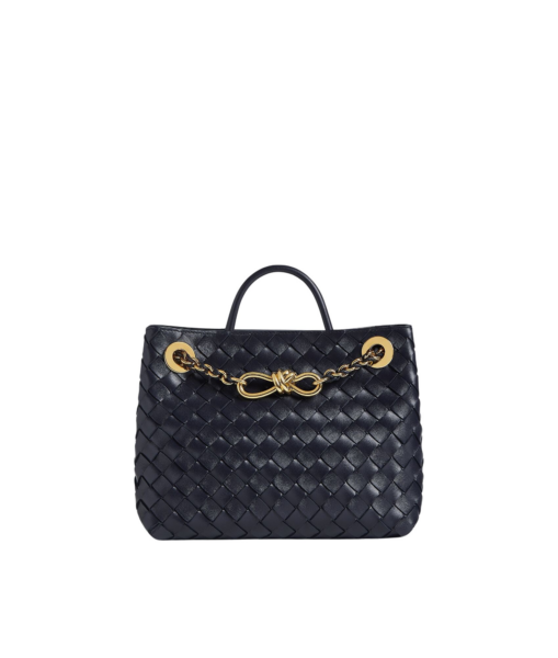 Khaite Women's Small Andiamo Chain in Nocturnal - Blue Shoulder & Crossbody Bags - The Lotus Tote Bag - Shop at Luxury Shoes 