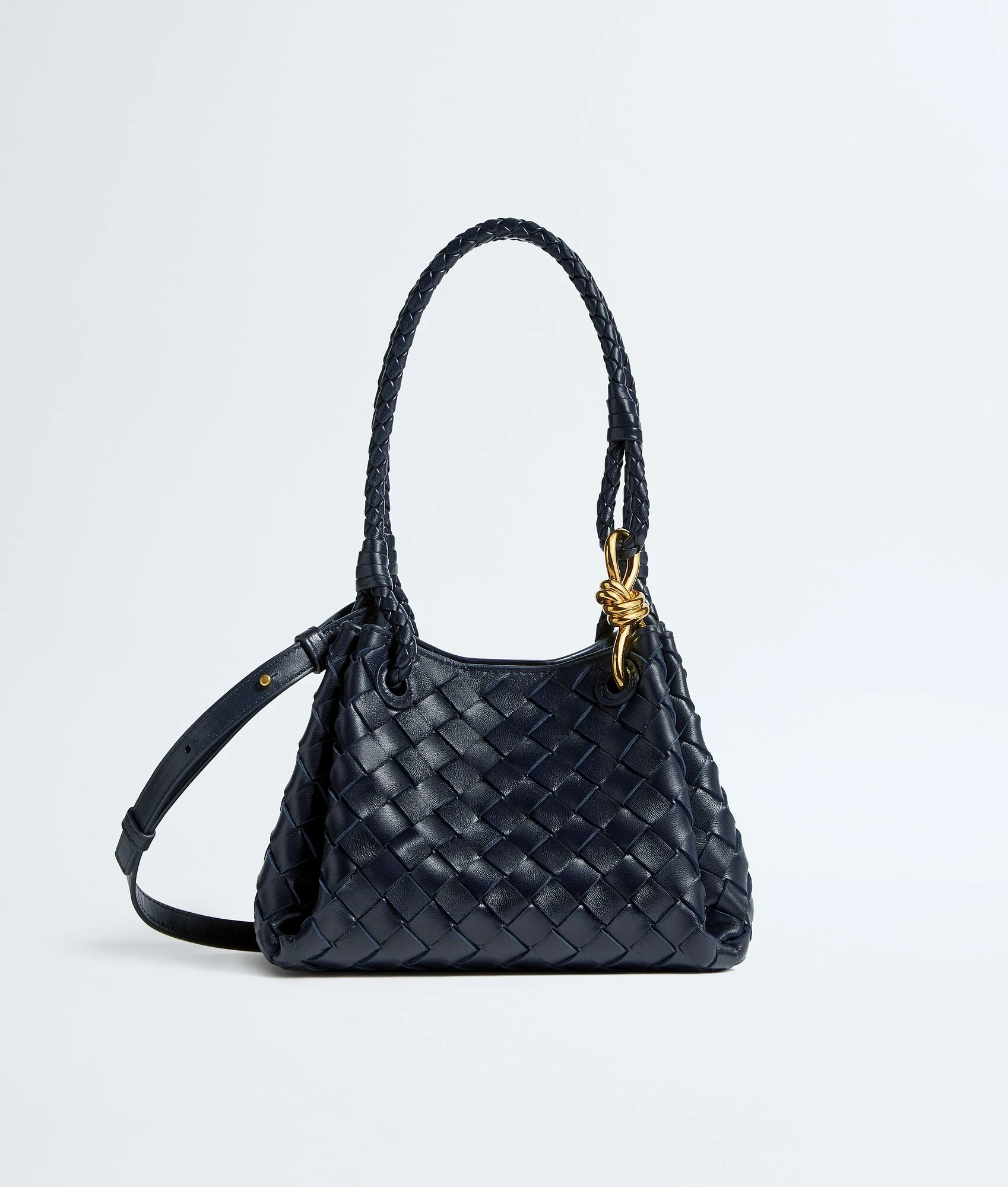 Khaite Women's Small Parachute in Midnight - Blue Shoulder & Crossbody Bags - The Lotus Tote Bag - Shop at Luxury Shoes Khaite Women's Small Parachute in Midnight - Blue Shoulder & Crossbody Bags - The Lotus Tote Bag - Shop at Luxury Shoes